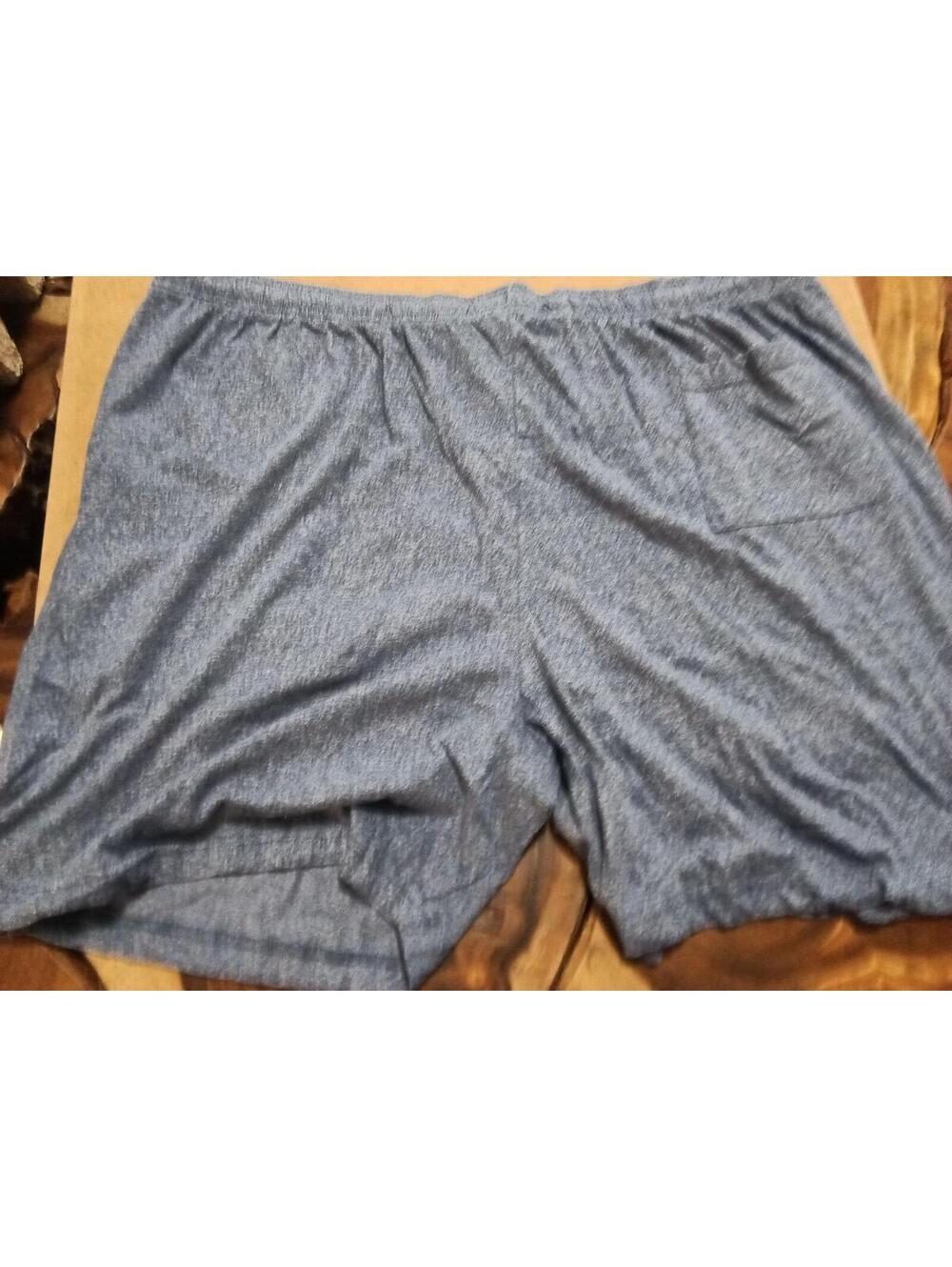 Hanes Men's Comfort Soft Blue Lounge Shorts w pocket 3x
